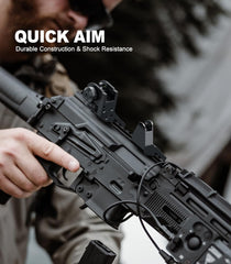 Feyachi 45 Degree Offset Iron Scopes Flip Up Fiber Optics BUIS Rapid Transition Backup Front and Rear Iron Scope Set feyachi Default Title Default Title-