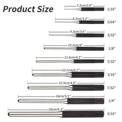 Feyachi PS27 Roll Pin Punch Set - Steel Tool Kit