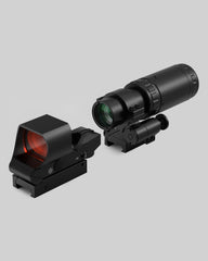 Feyachi M37&RS-30 Red Dot Magnifier Combo - Reflex Sight & Flip Mount(new)