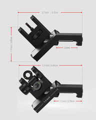 Feyachi S54 Offset Iron Sights - Rapid Transition Backup