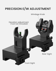 Feyachi S27 Fiber Optic Iron Sights