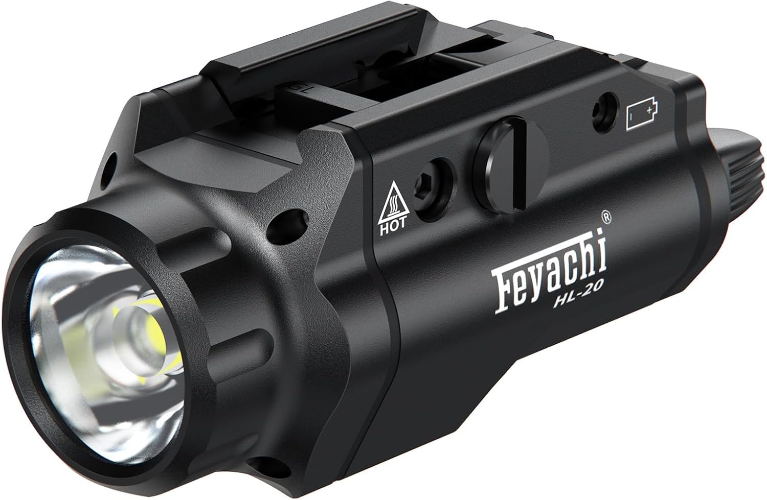 Feyachi HL-28 Pistol Light - 1000 Lumen Tactical Flashlight