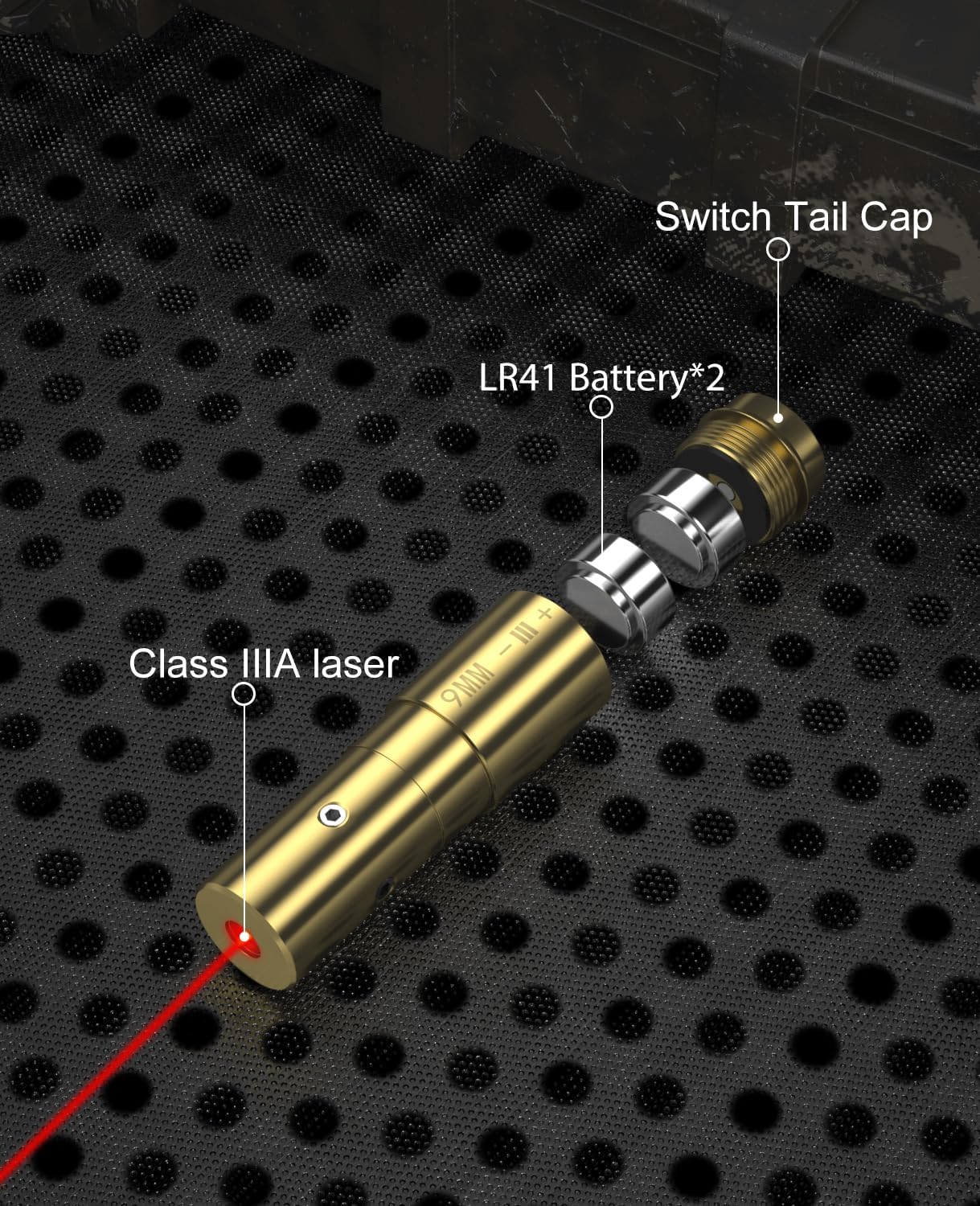 Feyachi BS60 Bore Sighting Laser - 9mm Laser Boresighter