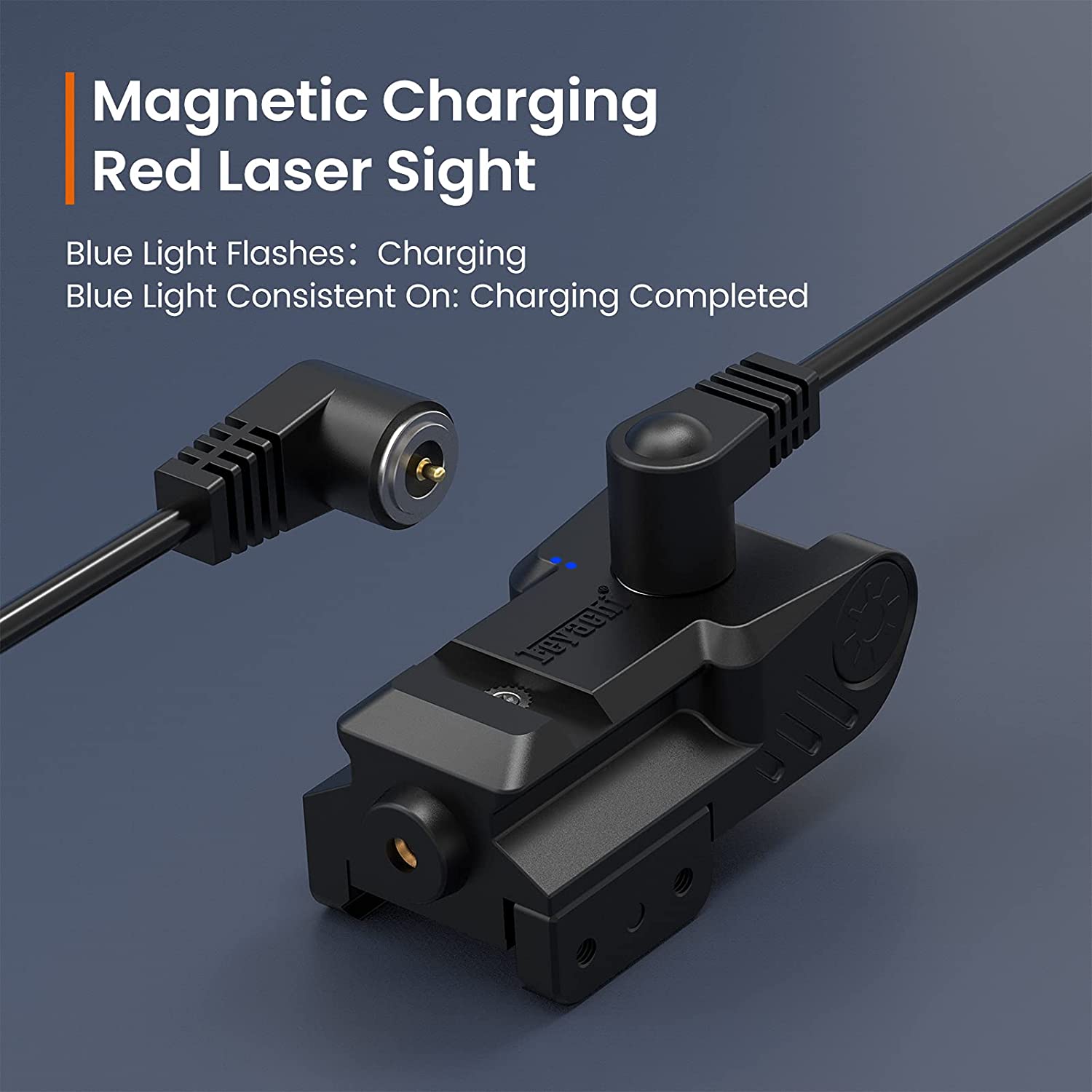 Feyachi LS32 Rechargeable Laser Sight - Red Dot for Rail